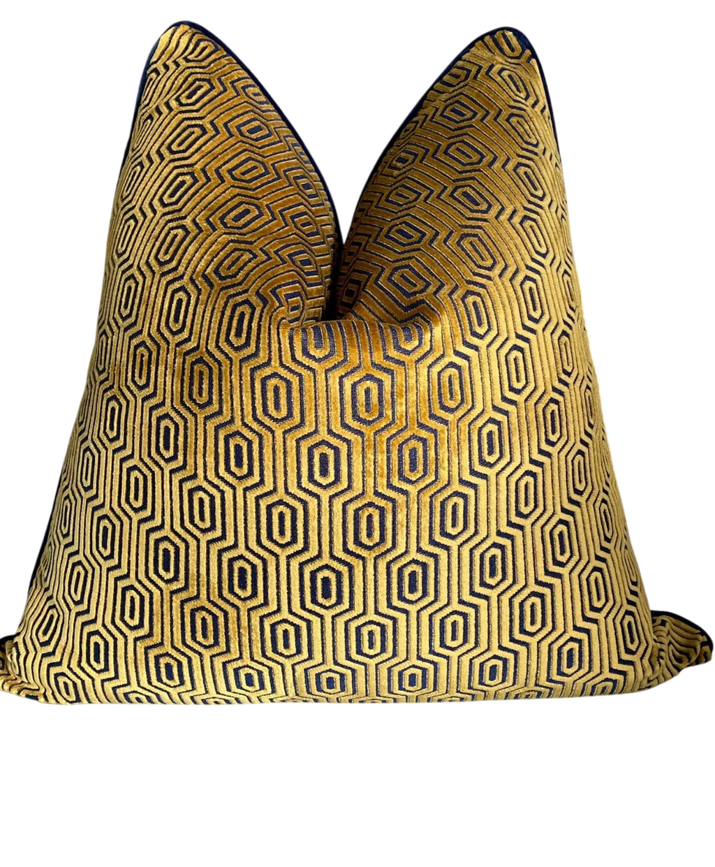 luxury scatter in gold and grey textured fabric