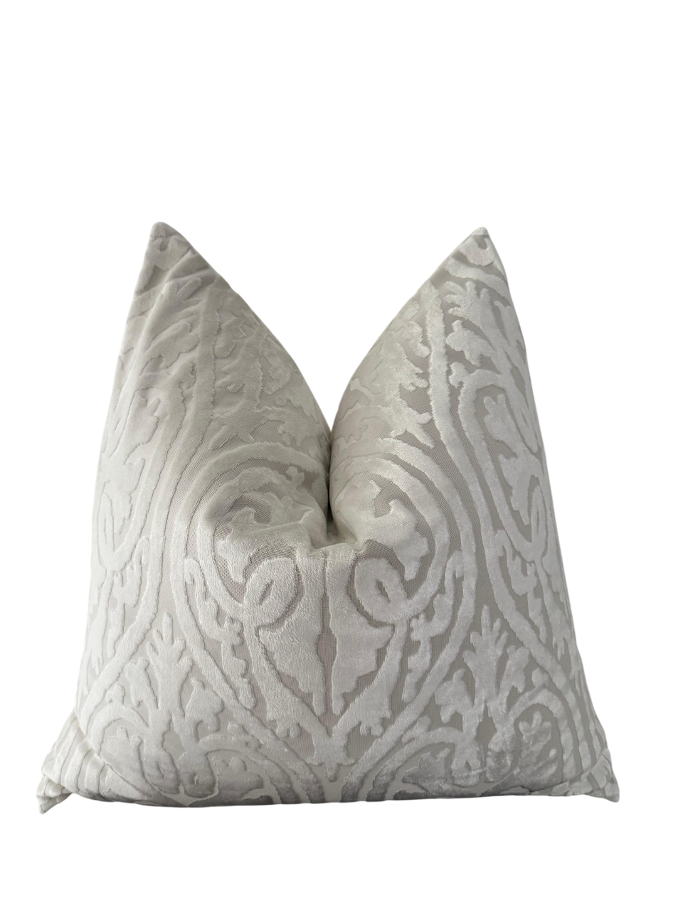 Luxury scatter cushion size 60x60, luxurious ivory fabric