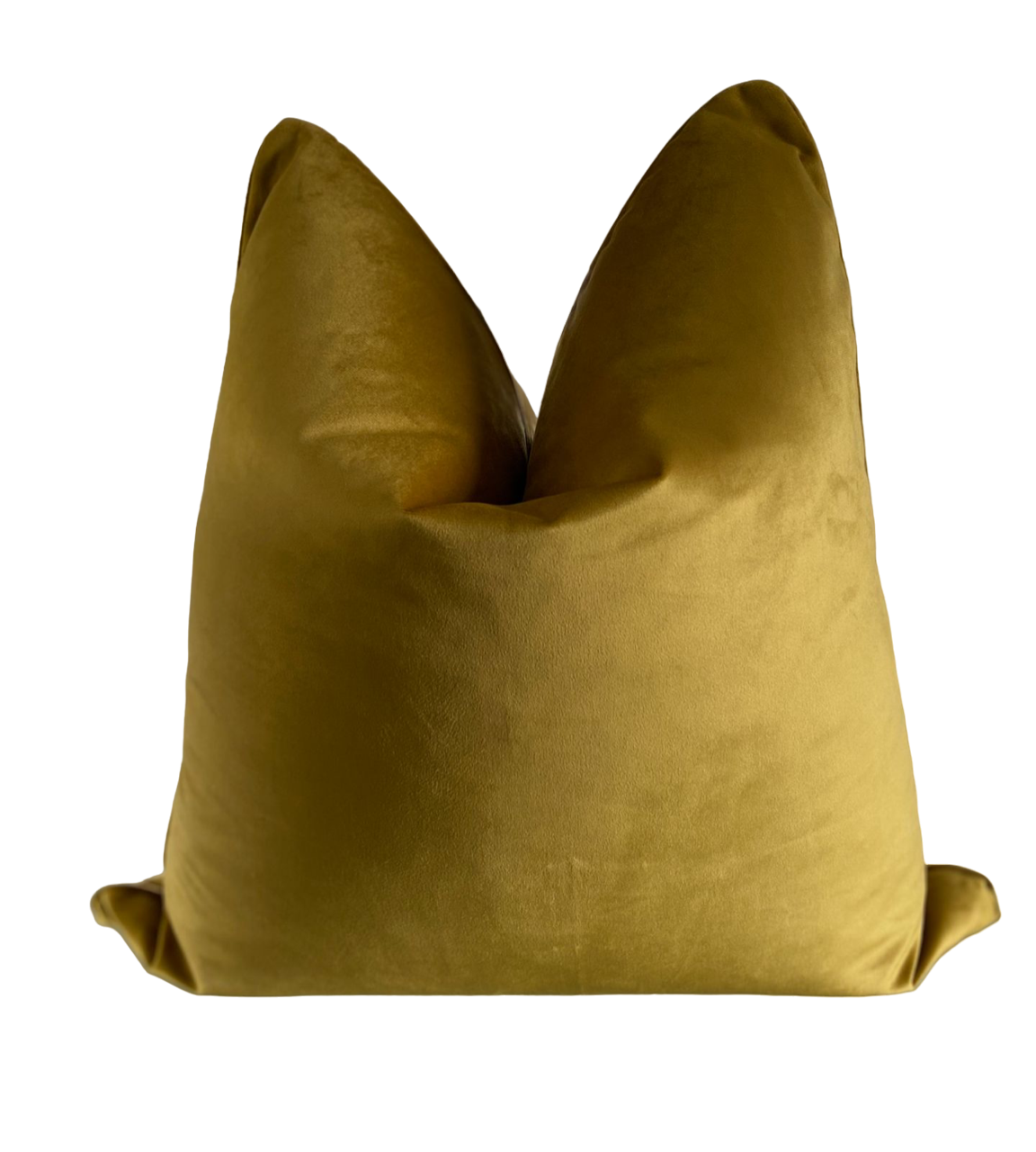 luxury mustard yellow velvet scatter cushion size 60x60